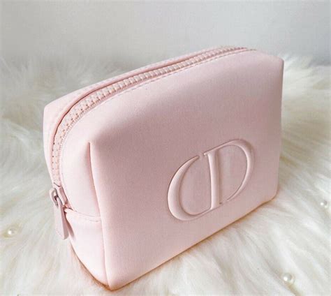 dior pink makeup bag|vintage christian Dior makeup bag.